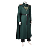 House of The Dragon King Aegon Targaryen Tenue Verte Cosplay Costume