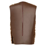 How to Train Your Dragon(2025) Hiccup Gilet en Peluche Marron Cosplay Costume