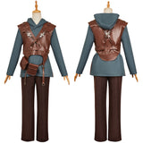 How to Train Your Dragon(2025) Hiccup Tenue Bleue Cosplay Costume