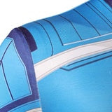 Human Torch Combinaison Blanche et Bleue Cosplay Costume