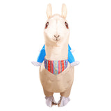  Inflatable Alpaca Cosplay Costume Halloween Carnival Party Suit  