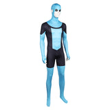 Invincible Saison 3(2025) Mark Grayson Combinaison Noire et Bleue Cosplay Costume