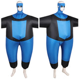 Invincible Saison 3(2025) Mark Grayson Gonflable Combinaison Noire et Bleue Cosplay Costume
