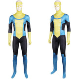 Invincible Saison 3(2025) Mark Grayson Tenue Jaune et Bleue Cosplay Costume