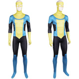 Invincible Saison 3(2025) Mark Grayson Tenue Jaune et Bleue Cosplay Costume