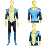 Invincible Saison 3(2025) Mark Grayson Tenue Jaune et Bleue Cosplay Costume
