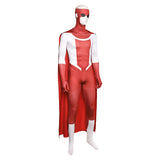 Invincible Saison 3(2025) Mark Grayson Tenue Rouge et Blanche Cosplay Costume