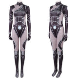 Invisible Woman Susan Storm Tenue Noire Cosplay Costume