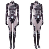 Invisible Woman Susan Storm Tenue Noire Cosplay Costume
