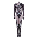 Invisible Woman Susan Storm Tenue Noire Cosplay Costume