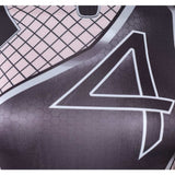 Invisible Woman Susan Storm Tenue Noire Cosplay Costume