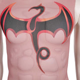 Iron Fist Gilet Tatouage Imprimé Rouge Cosplay Costume