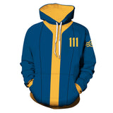 Jeu Fallout 4 Vault 111 Sweat-Shirt à Capuche Cosutme