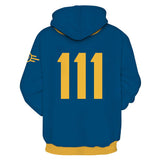 Jeu Fallout 4 Vault 111 Sweat-Shirt à Capuche Cosutme