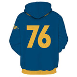 Jeu Fallout 4 Vault 76 Sweat-Shirt à Capuche Cosutme