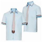 Jibaku Shōnen Hanako-kun 2(2025) Hanako Kun Chemise Bleue Cosplay Costume