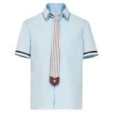 Jibaku Shōnen Hanako-kun 2(2025) Hanako Kun Chemise Bleue Cosplay Costume