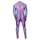 JoJo's Bizarre Adventure Jonathan Joestar Combinaison Violette Cosplay Costume