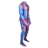 JoJo's Bizarre Adventure Jonathan Joestar Combinaison Violette Cosplay Costume