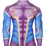 JoJo's Bizarre Adventure Jonathan Joestar Combinaison Violette Cosplay Costume