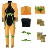 JoJo‘s Bizarre Adventure Dio Brando Tenue Orange et Noire Cosplay Costume