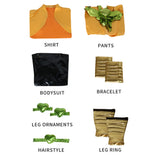 JoJo‘s Bizarre Adventure Dio Brando Tenue Orange et Noire Cosplay Costume