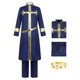 JoJo‘s Bizarre Adventure Enrico Pucci Tenue Bleu Marine Cosplay Costume