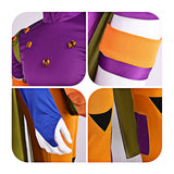 JoJo‘s Bizarre Adventure Gyro Zeppeli Tenue Violette Cosplay Costume