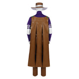 JoJo‘s Bizarre Adventure Gyro Zeppeli Tenue Violette et Brune Cosplay Costume