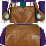 JoJo‘s Bizarre Adventure Gyro Zeppeli Tenue Violette et Brune Cosplay Costume