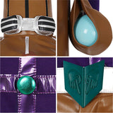 JoJo‘s Bizarre Adventure Gyro Zeppeli Tenue Violette et Brune Cosplay Costume