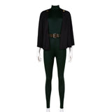 Jujutsu Kaisen Saison 3(2026) Maki Zenin Tenue Noire et Vert Foncé Cosplay Costume
