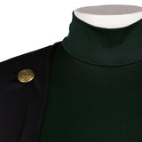 Jujutsu Kaisen Saison 3(2026) Maki Zenin Tenue Noire et Vert Foncé Cosplay Costume