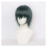 Jujutsu Kaisen Saison 3(2026) Zenin Maki Cosplay Perruque Verte Courte