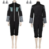 Kaiju No.8 Ashiro Mina Combinaison Noire Cosplay Costume