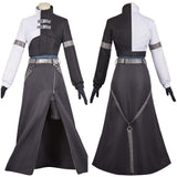 Kaiju No.8 Ashiro Mina Tenue Noire et Blanche Cosplay Costume