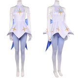 Knights of Guinevere(2025) Guinevere Tenue Blanche Imprimée Cosplay Costume