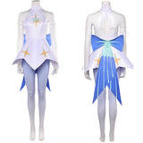 Knights of Guinevere(2025) Guinevere Tenue Blanche Imprimée Cosplay Costume
