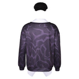 KPop Demon Hunters(2025) Baby Haut Imprimé Noir+Chapeau Cosplay Costume