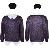 KPop Demon Hunters(2025) Baby Haut Imprimé Noir+Chapeau Cosplay Costume