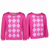 Kpop Demon Hunters(2025) Baby Saja Sweat à Carreaux Roses Cosplay Costume