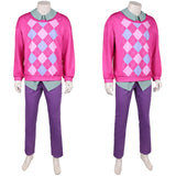 Kpop Demon Hunters(2025) Baby Saja Tenue à Carreaux Roses Cosplay Costume