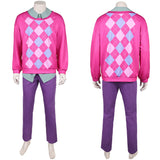 Kpop Demon Hunters(2025) Baby Saja Tenue à Carreaux Roses Cosplay Costume