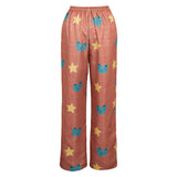 KPop Demon Hunters(2025) Huntrix Rumi Pantalon de Pyjama Orange Cosplay Costume