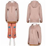 KPop Demon Hunters(2025) Huntrix Rumi Pyjama Orange Cosplay Costume