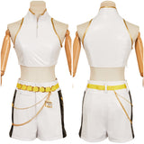 KPop Demon Hunters(2025) Huntrix Rumi Tenue Blanche et Noire Cosplay Costume