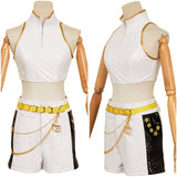 KPop Demon Hunters(2025) Huntrix Rumi Tenue Blanche et Noire Cosplay Costume