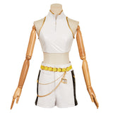 KPop Demon Hunters(2025) Huntrix Rumi Tenue Blanche et Noire Cosplay Costume