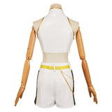 KPop Demon Hunters(2025) Huntrix Rumi Tenue Blanche et Noire Cosplay Costume