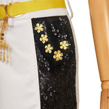 KPop Demon Hunters(2025) Huntrix Rumi Tenue Blanche et Noire Cosplay Costume